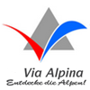 Logo Via Alpina - Roter Weg
