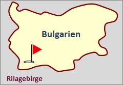 Landkarte Bulgarien