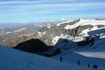 Aufstieg zum Castor am Zwillingsjoch
