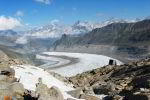 Blick zur Monte Rosa Htte und Gornergrat
