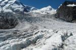 Blick ber den Grenzgletscher zur Parrotspitze
