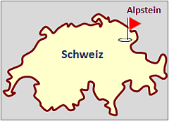 Landkarte Schweiz
