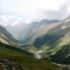 Blick zurck zum Hotel Roseggletscher
