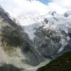 Blick zum Roseggletscher
