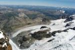 Blick zur Diavolezza und Pers Gletscher
