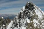 Blick zum Gipfel des Piz Bernina
