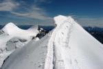 Schneewchte auf dem Spagralgrat