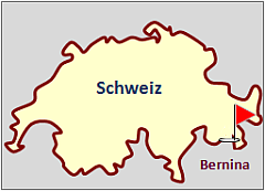 Landkarte Schweiz