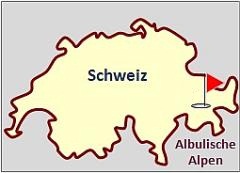 Landkarte Schweiz