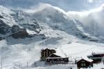 Kleine Scheidegg mit Gipfel der Jungfrau
