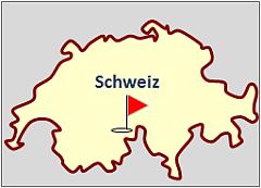 Landkarte Schweiz