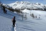 Weg unterhalb des Piz Motal
