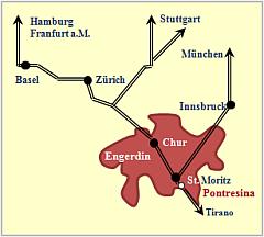 Skizze Anfahrtbeschreibung