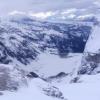 Blick zur Staumauer am Lac du Rawil 
