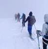 Auf dem des Wildstrubelgletscher
