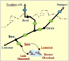 Skizze Anfahrtbeschreibung