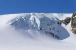 Eisbruch auf dem Gletscher
