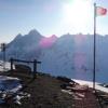 Sonnenaufgang am Rifugio Claudio e Bruno
