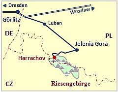 Skizze Anfahrtbeschreibung