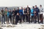 Gruppenfoto auf der Schneekoppe
