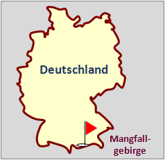 Landkarte Deutschland