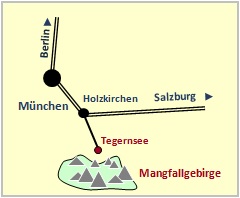 Skizze Anfahrtbeschreibung