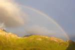 Regenbogen vor der Kemptener Hütte
