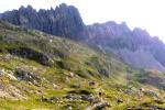 Weg vor den Wolfebenerspitze
