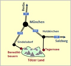 Skizze Anfahrtbeschreibung