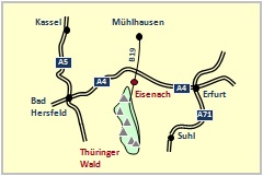 Skizze Anfahrtbeschreibung