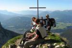 Am Gipfelkreuz des Predigtstuhl
