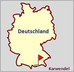 Landkarte Deutschland