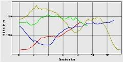 Hhenprofil zum Tourenverlauf