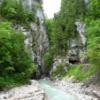 Am Ausgang der Partnachklamm
