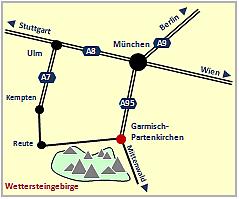 Skizze Anfahrtbeschreibung