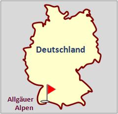 Landkarte Deutschland