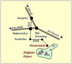 Skizze Anfahrtbeschreibung