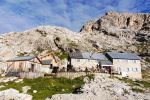 Blick zum Rifugio  Mulaz 
