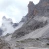 Blick zum Rifugio Pradidali
