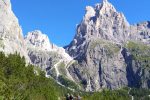 Weg unterhalb der Cima della Stanga 
