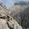 Aufstieg im Klettersteig
