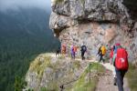 Weg zum Refugio Croz dell' Altissimo
