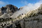 Aufstieg in Richtung Bocca di Brenta
