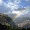 Regenbogen ber der Fanesalm
