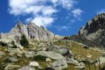 Blick zum Rifugio Remondino
