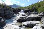 Wasserfall am Langglupbekken
