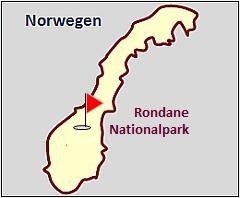 Landkarte Norwegen