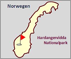 Landkarte Norwegen