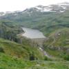 Blick zur Staumauer am Vetlebotnvatnet
