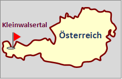 Landkarte sterreich